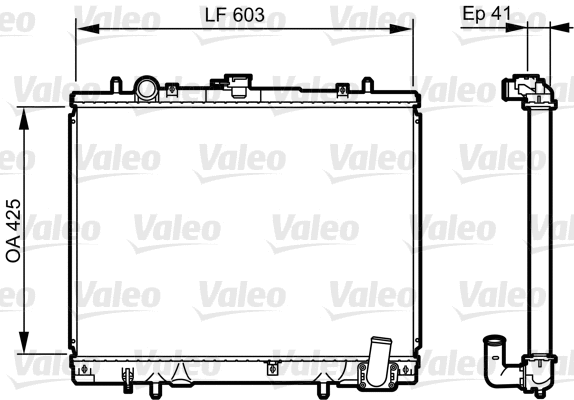 Radiator, engine cooling (735428)