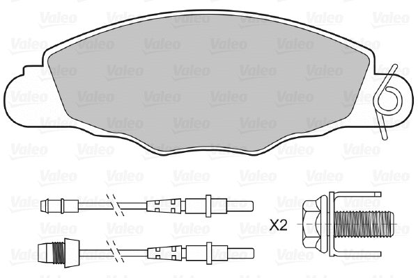 Brake Pad Set, disc brake (598420)