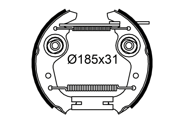 Brake Shoe Set (554919)