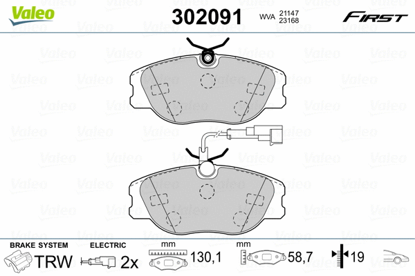 Brake Pad Set, disc brake