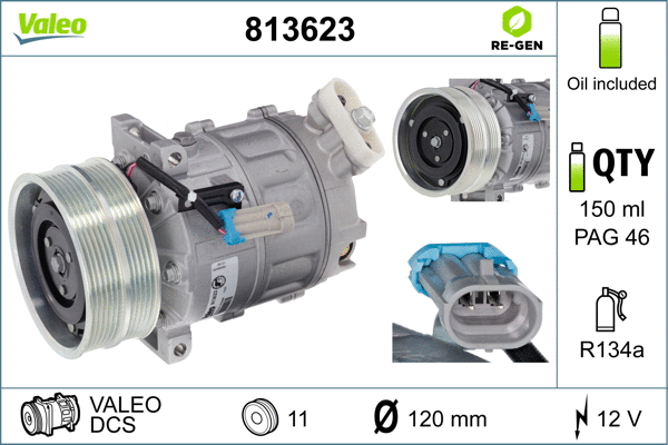 Compressor, air conditioning (813623)