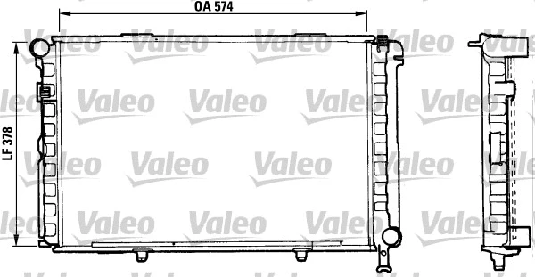 Radiator, engine cooling (883876)