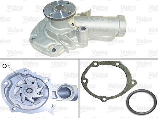 Water Pump, engine cooling (506956)