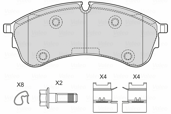 Brake Pad Set, disc brake (601761)