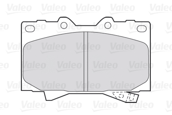 Brake Pad Set, disc brake (301535)