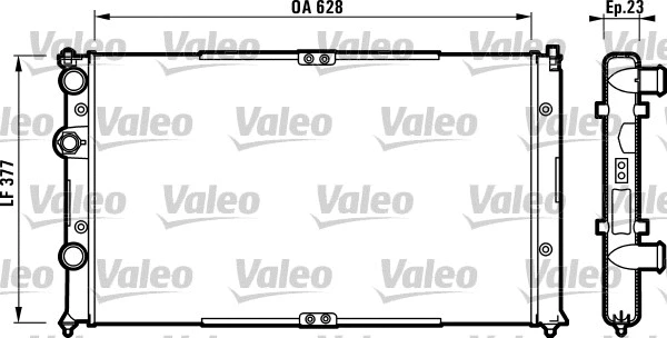 Radiator, engine cooling (732710)