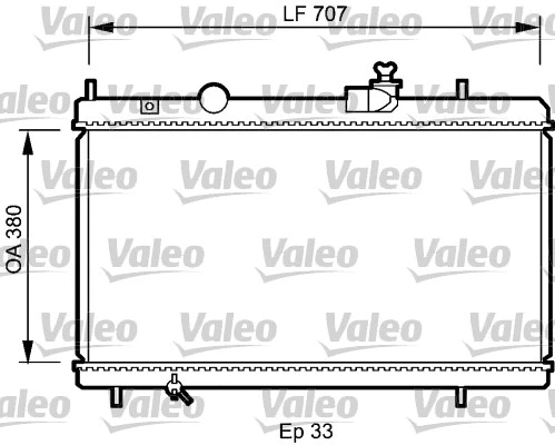 Radiator, engine cooling (735068)