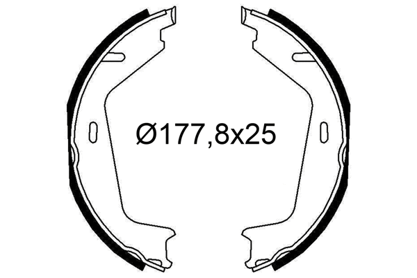 Brake Shoe Set (564254)
