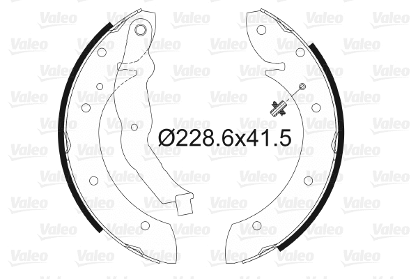 Brake Shoe Set (562587)