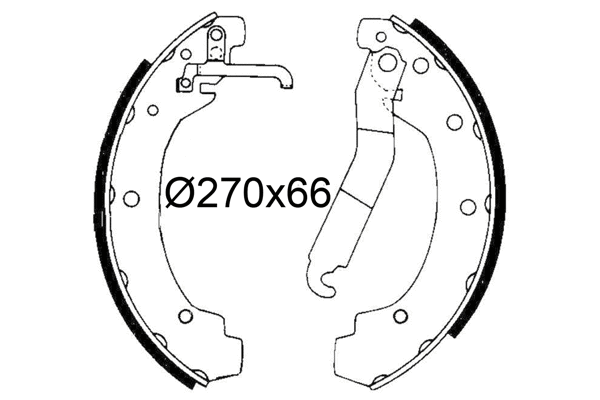 Brake Shoe Set (564304)