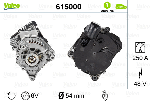 Alternator, starter