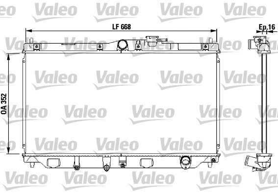 Radiator, engine cooling (731076)