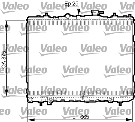 Radiator, engine cooling (735535)