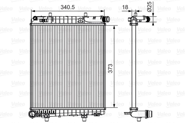 Radiator, engine cooling (735633)