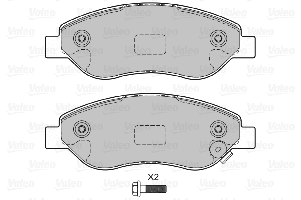 Brake Pad Set, disc brake (601380)