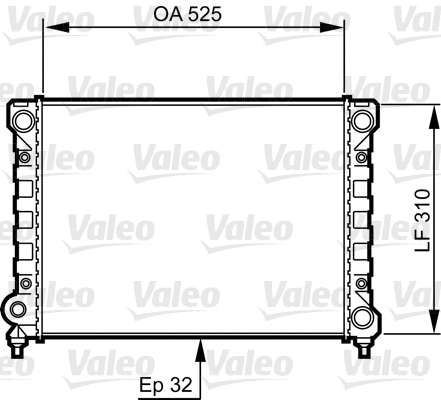 Radiator, engine cooling (734415)