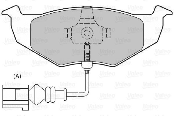 Brake Pad Set, disc brake (598805)