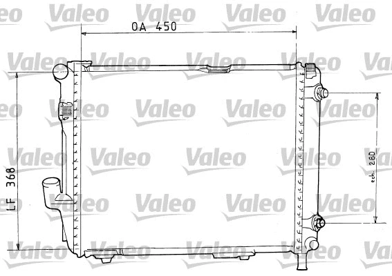 Radiator, engine cooling (819374)