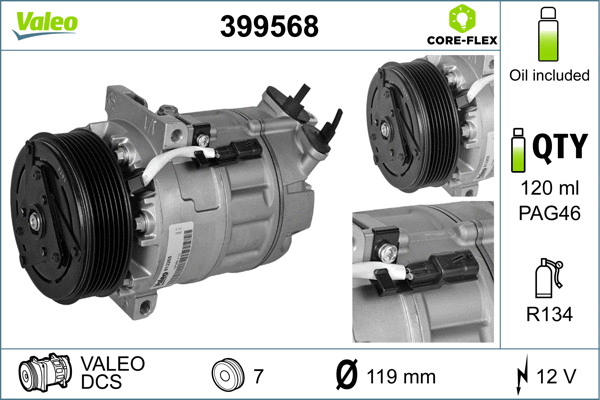 Compressor, air conditioning (399568)