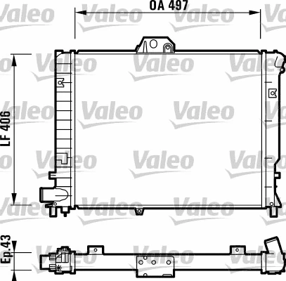 Radiator, engine cooling (732351)