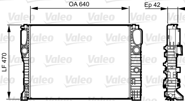 Radiator, engine cooling (732855)