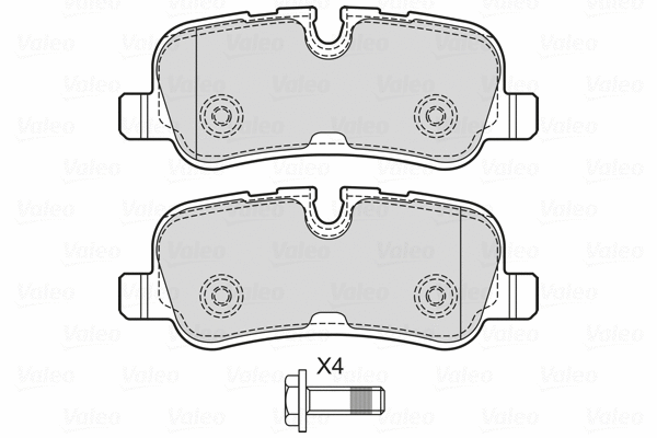 Brake Pad Set, disc brake (601726)