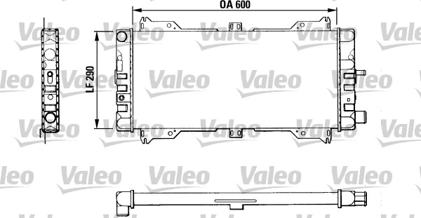 Radiator, engine cooling (811047)