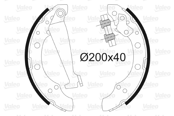 Brake Shoe Set (562080)