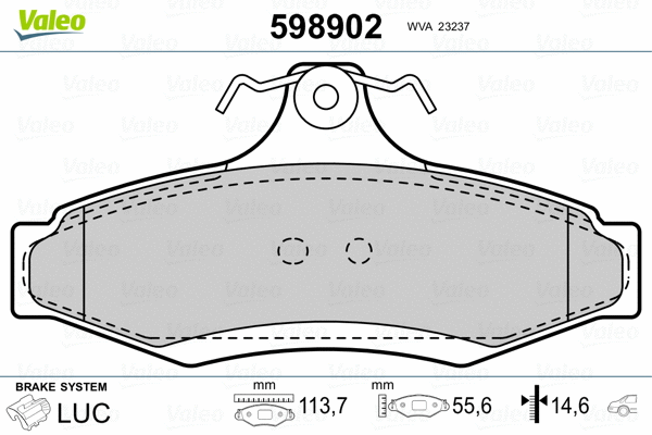 Brake Pad Set, disc brake