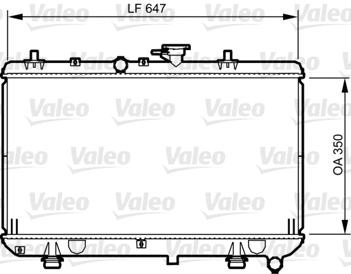 Radiator, engine cooling (734966)
