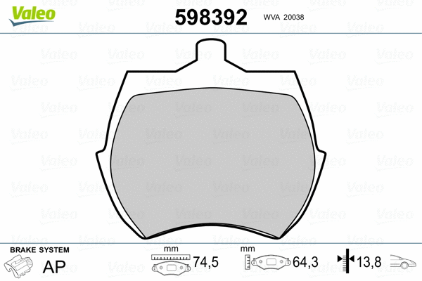 Brake Pad Set, disc brake