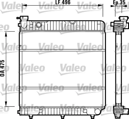 Radiator, engine cooling (731741)