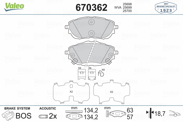 Brake Pad Set, disc brake