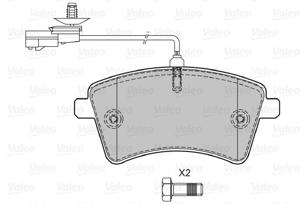 Brake Pad Set, disc brake (601354)