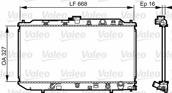 Radiator, engine cooling (730417)