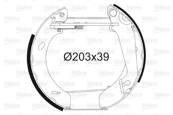 Brake Shoe Set (554752)