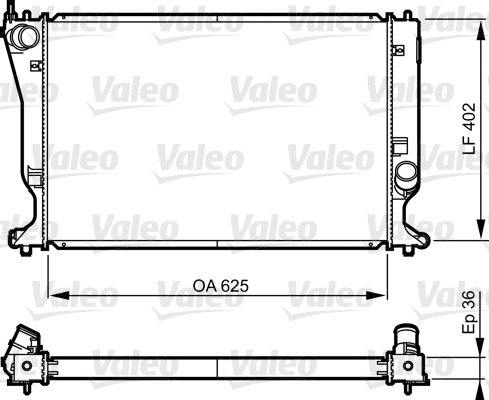 Radiator, engine cooling (735573)