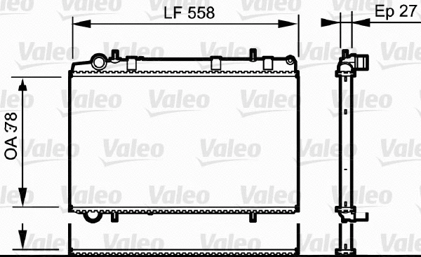 Radiator, engine cooling (735136)