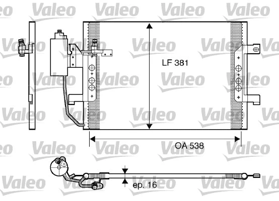 Condenser, air conditioning (817841)