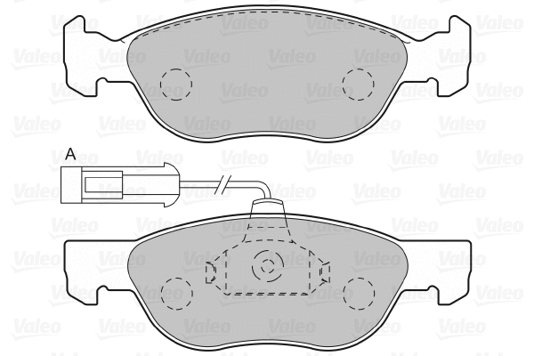 Brake Pad Set, disc brake (598611)