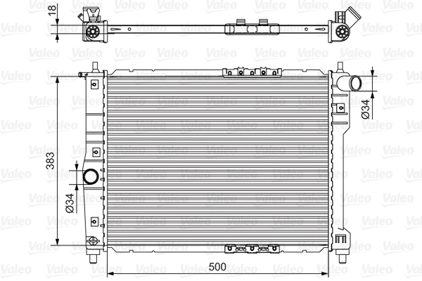 Radiator, engine cooling (701544)