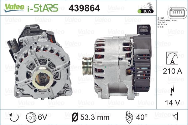 Alternator, starter (439864)