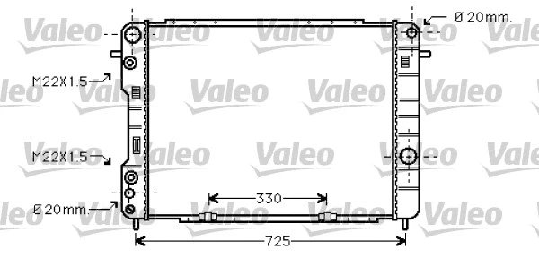 Radiator, engine cooling (734389)