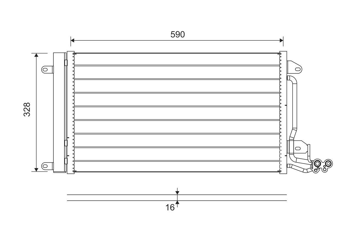 Condenser, air conditioning (814364)