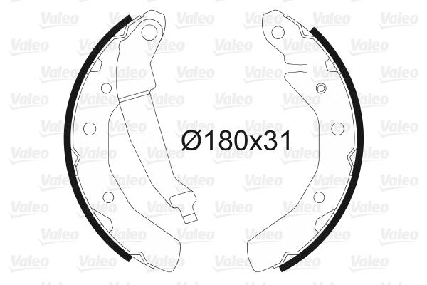 Brake Shoe Set (562651)