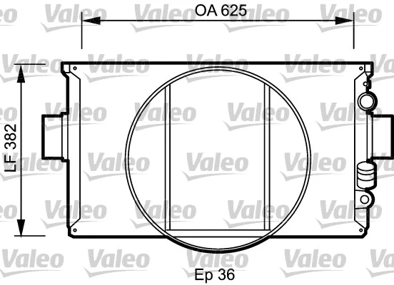 Radiator, engine cooling (730334)
