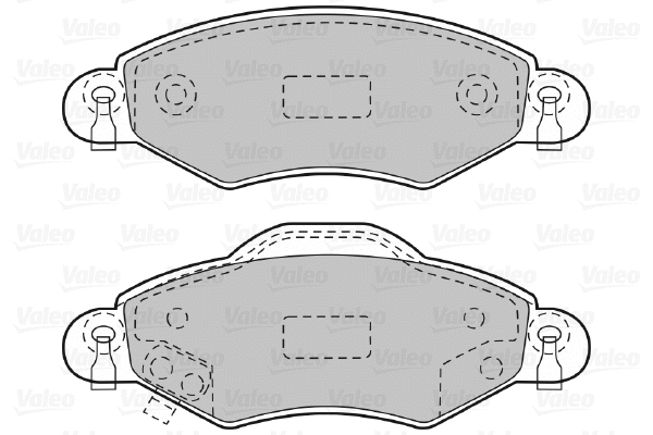 Brake Pad Set, disc brake (598736)