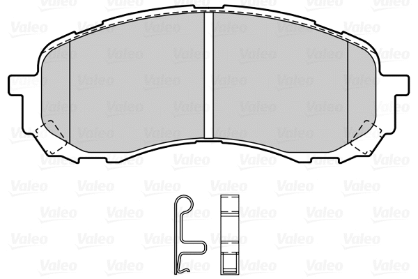 Brake Pad Set, disc brake (670575)