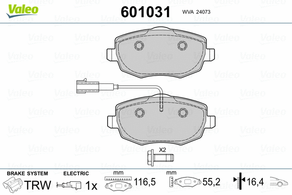 Brake Pad Set, disc brake