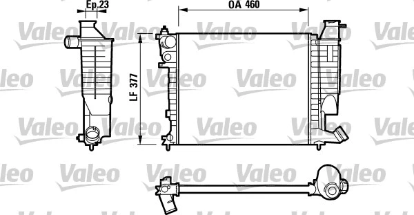 Radiator, engine cooling (732534)